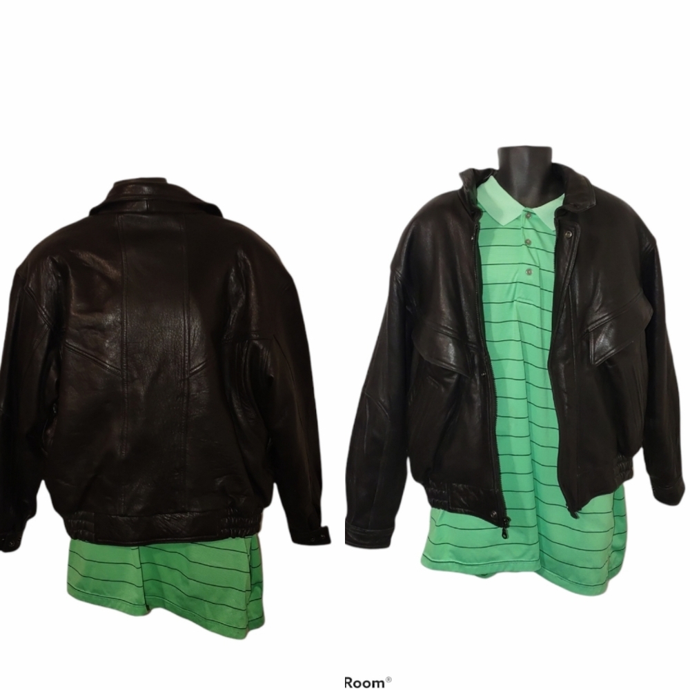 GREG BELL Vintage MENS LEATHER JACKET